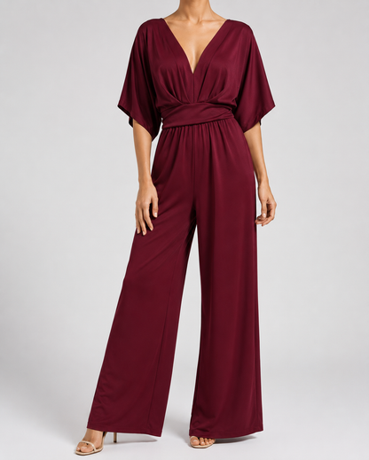 Women's Wide Leg Jumpsuit | Fitted One-Piece Outfit | Elegant Casual | Steven & Levon