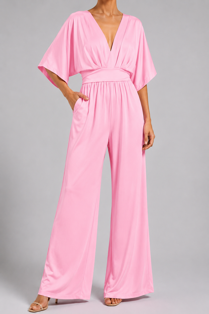 Women's Wide Leg Jumpsuit | Fitted One-Piece Outfit | Elegant Casual | Steven & Levon