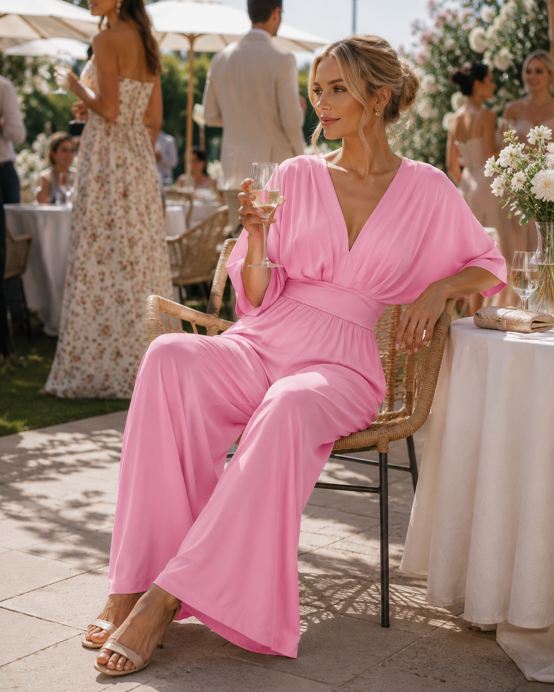 Women's Wide Leg Jumpsuit | Fitted One-Piece Outfit | Elegant Casual | Steven & Levon