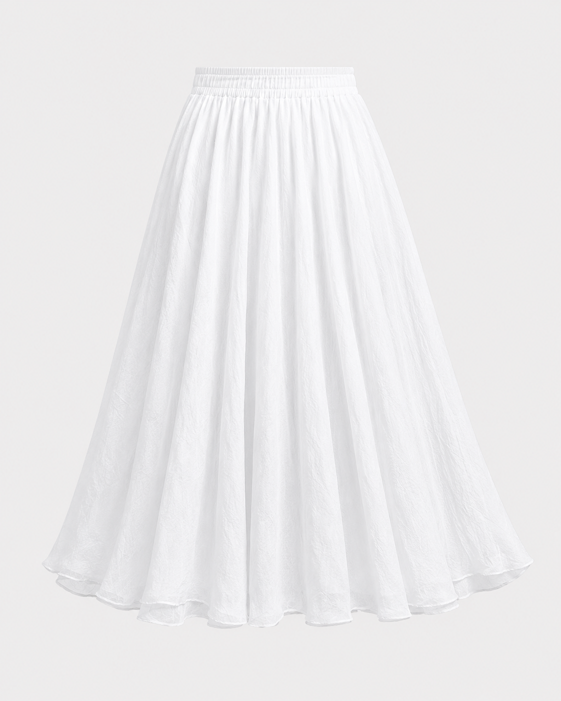 Bohemian Linen Maxi Skirt | Women | Polyester | High Waist A-Line Flowy Boho Style | Steven & Levon