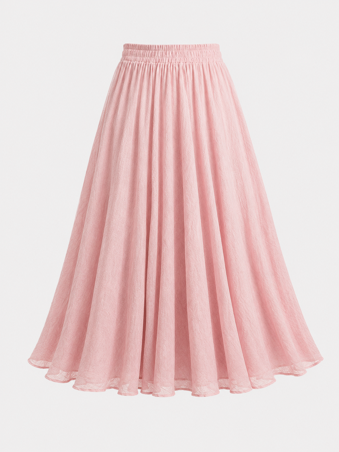 Bohemian Linen Maxi Skirt | Women | Polyester | High Waist A-Line Flowy Boho Style | Steven & Levon