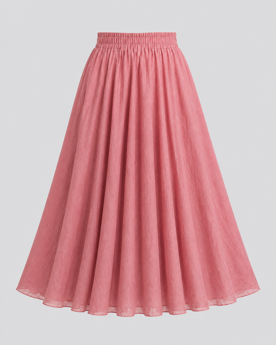 Bohemian Linen Maxi Skirt | Women | Polyester | High Waist A-Line Flowy Boho Style | Steven & Levon