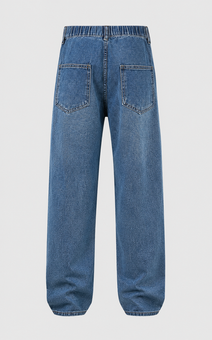 Men’s Loose Fit Straight Leg Jeans | Denim | Relaxed Full Length Casual Everyday Wear | Steven & Levon