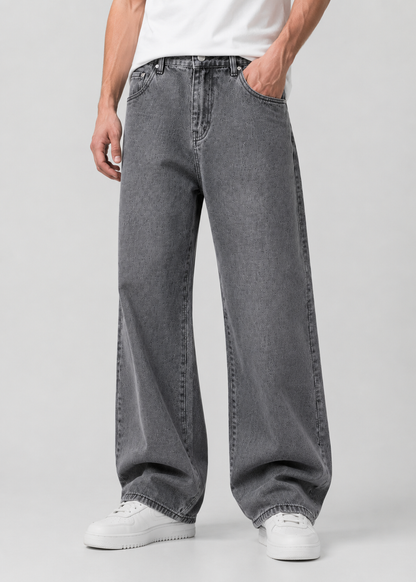 Men’s Loose Fit Straight Leg Jeans | Denim | Relaxed Full Length Casual Everyday Wear | Steven & Levon