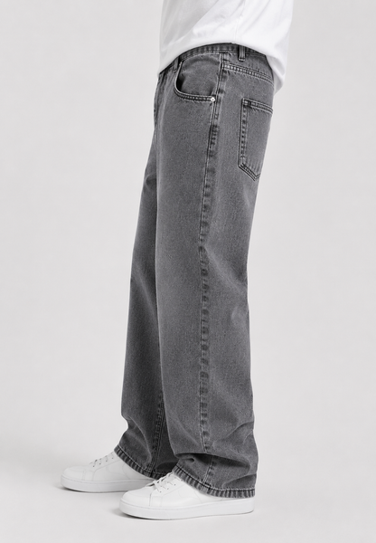 Men’s Loose Fit Straight Leg Jeans | Denim | Relaxed Full Length Casual Everyday Wear | Steven & Levon