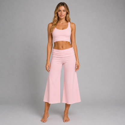 Gala Yoga Pants | Low Rise | Wide Leg | Stretchy Fabric | Steven & Levon