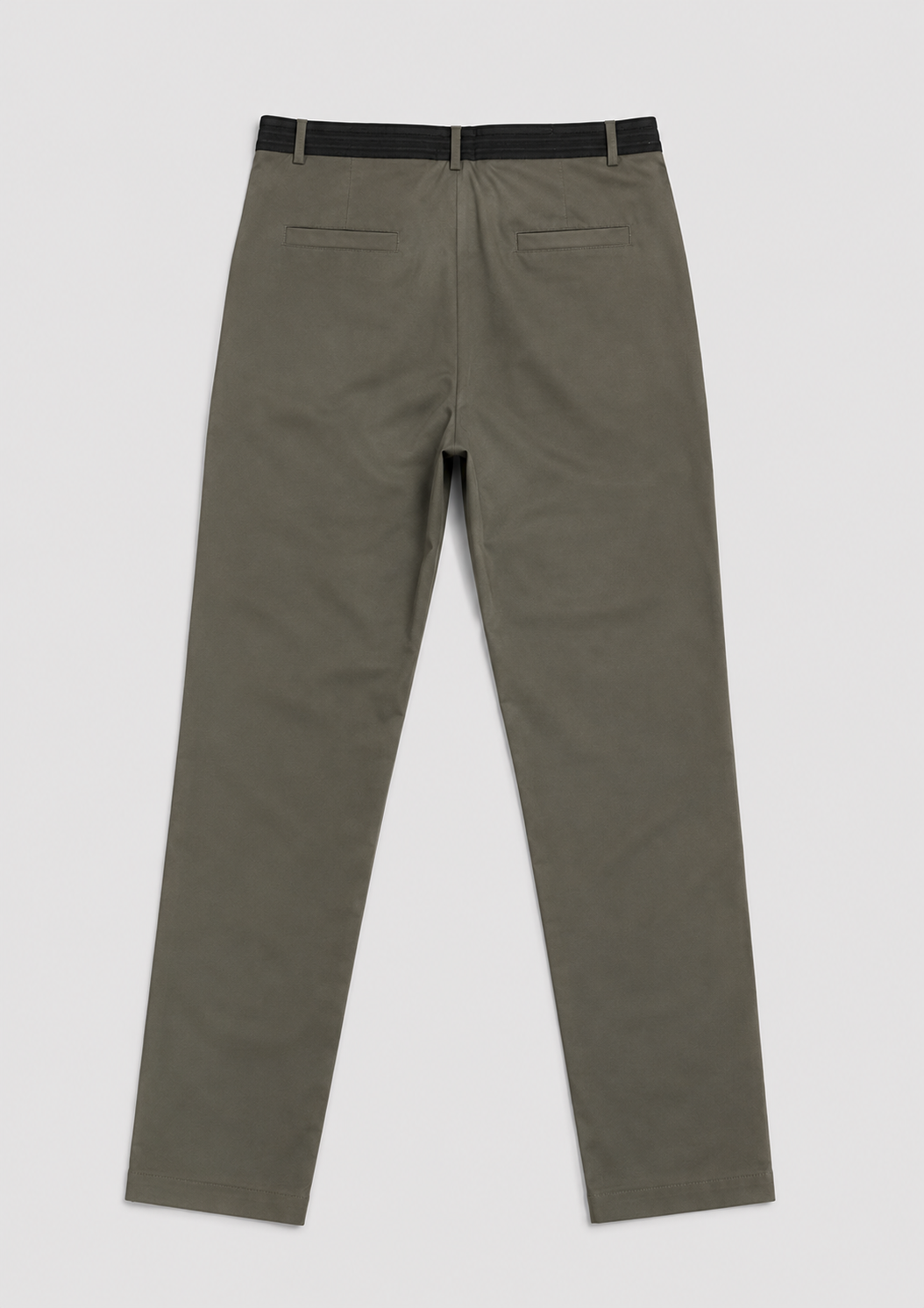 Men's Slim Fit Chino Trousers | Elastic Waist | Tapered Smart Casual Pants | Steven & Levon