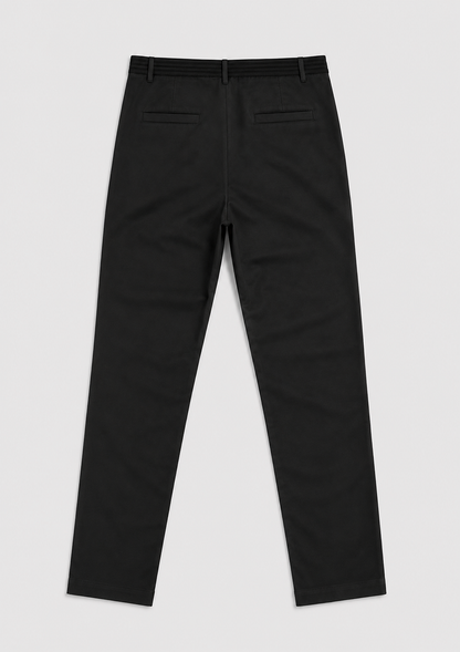 Men's Slim Fit Chino Trousers | Elastic Waist | Tapered Smart Casual Pants | Steven & Levon