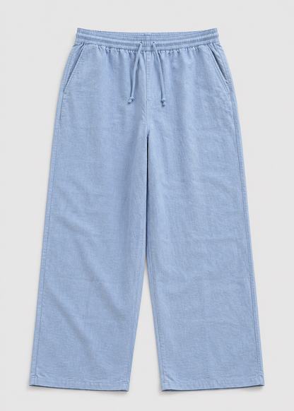 Men's Linen Drawstring Trousers | Linen Blend | Lightweight Relaxed Fit Pants | Steven & Levon