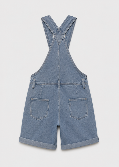 Sleeveless Denim Jumpsuit | Women | Denim | Sleeveless Relaxed Fit One-Piece | Casual Everyday Wear | Steven & Levon