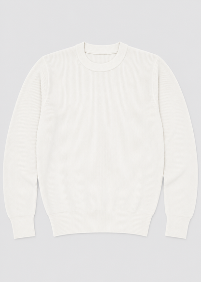Men’s Ribbed Knit Sweater | Soft Knit Jumper | Textured Design | Everyday Comfort | Steven & Levon