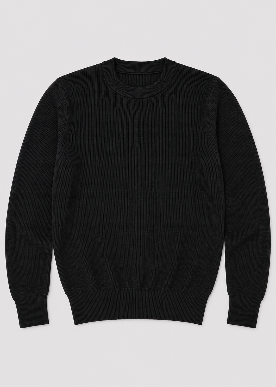 Men’s Ribbed Knit Sweater | Soft Knit Jumper | Textured Design | Everyday Comfort | Steven & Levon