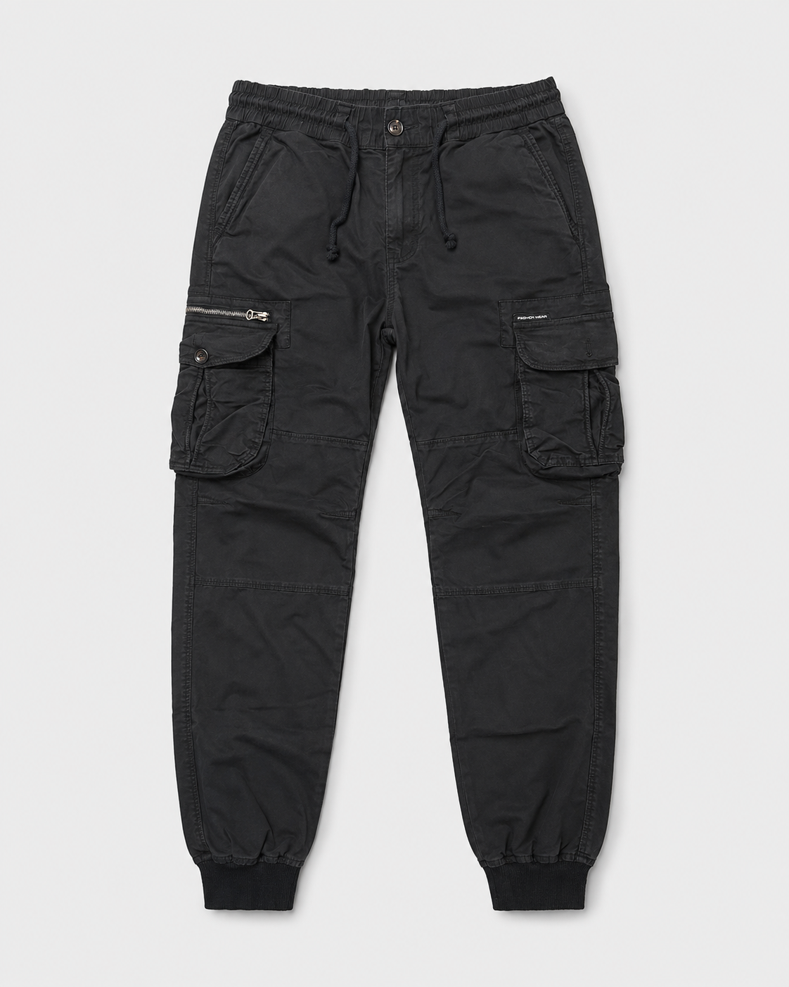 Men’s Cargo Trousers | Tapered Fit Utility Pants | Multi Pocket Cuffed Streetwear Trousers | Steven & Levon