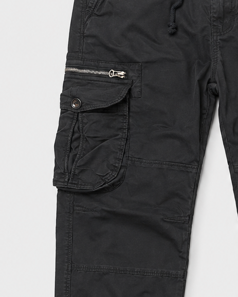 Men’s Cargo Trousers | Tapered Fit Utility Pants | Multi Pocket Cuffed Streetwear Trousers | Steven & Levon