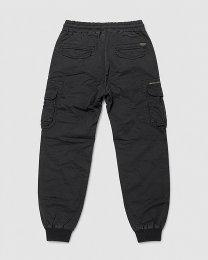 Men’s Cargo Trousers | Tapered Fit Utility Pants | Multi Pocket Cuffed Streetwear Trousers | Steven & Levon