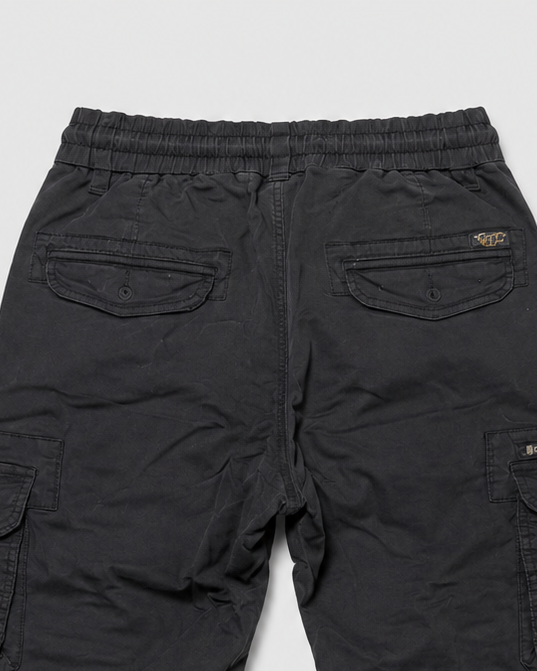 Men’s Cargo Trousers | Tapered Fit Utility Pants | Multi Pocket Cuffed Streetwear Trousers | Steven & Levon