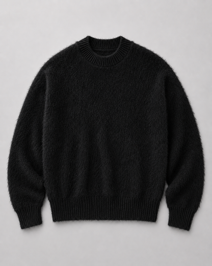 Men's Long Chunky Sweater | Chunky Knit | Longline Warm Casual Pullover | Steven & Levon