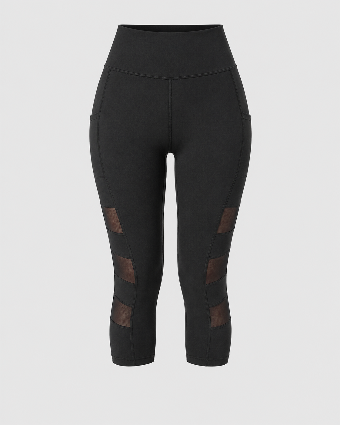 Mira Yoga Pants for Women | High Waisted | Mesh Splicing | Tummy Tuck | Steven & Levon