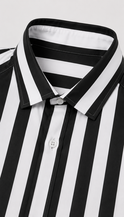 Men's Striped Shirt | Men | Lightweight | Modern Fit Button-Up | Steven & Levon