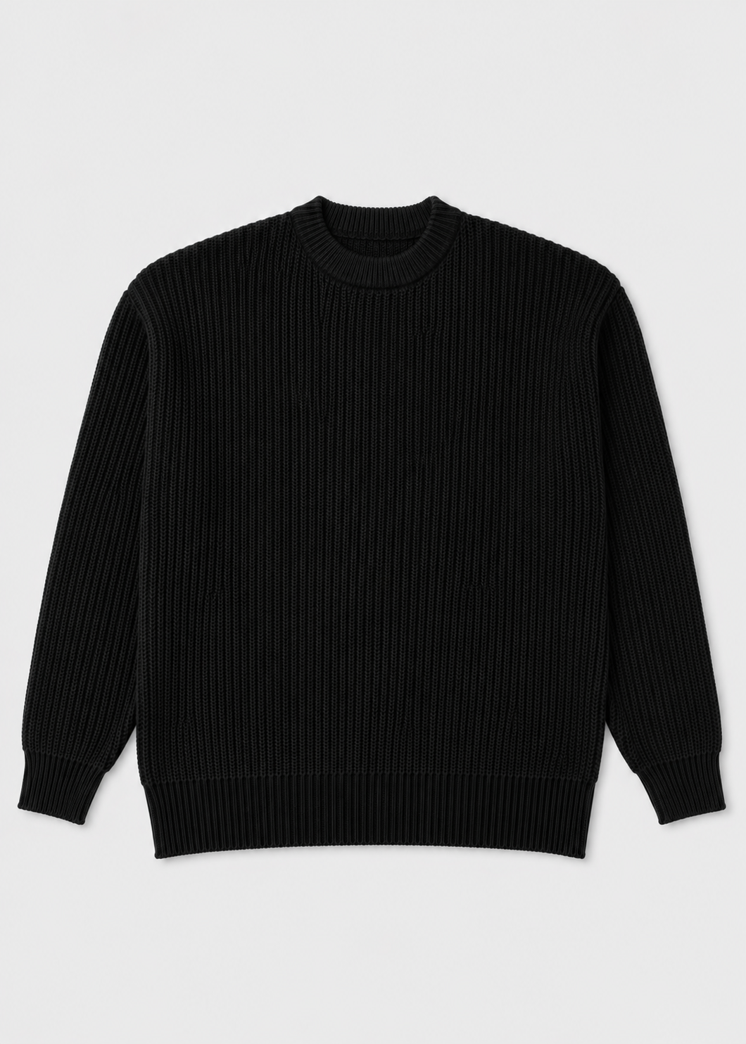 Men’s Oversized Knitted Sweater | Ribbed Knit Jumper | Soft Knit Fabric | Relaxed Fit | Steven & Levon