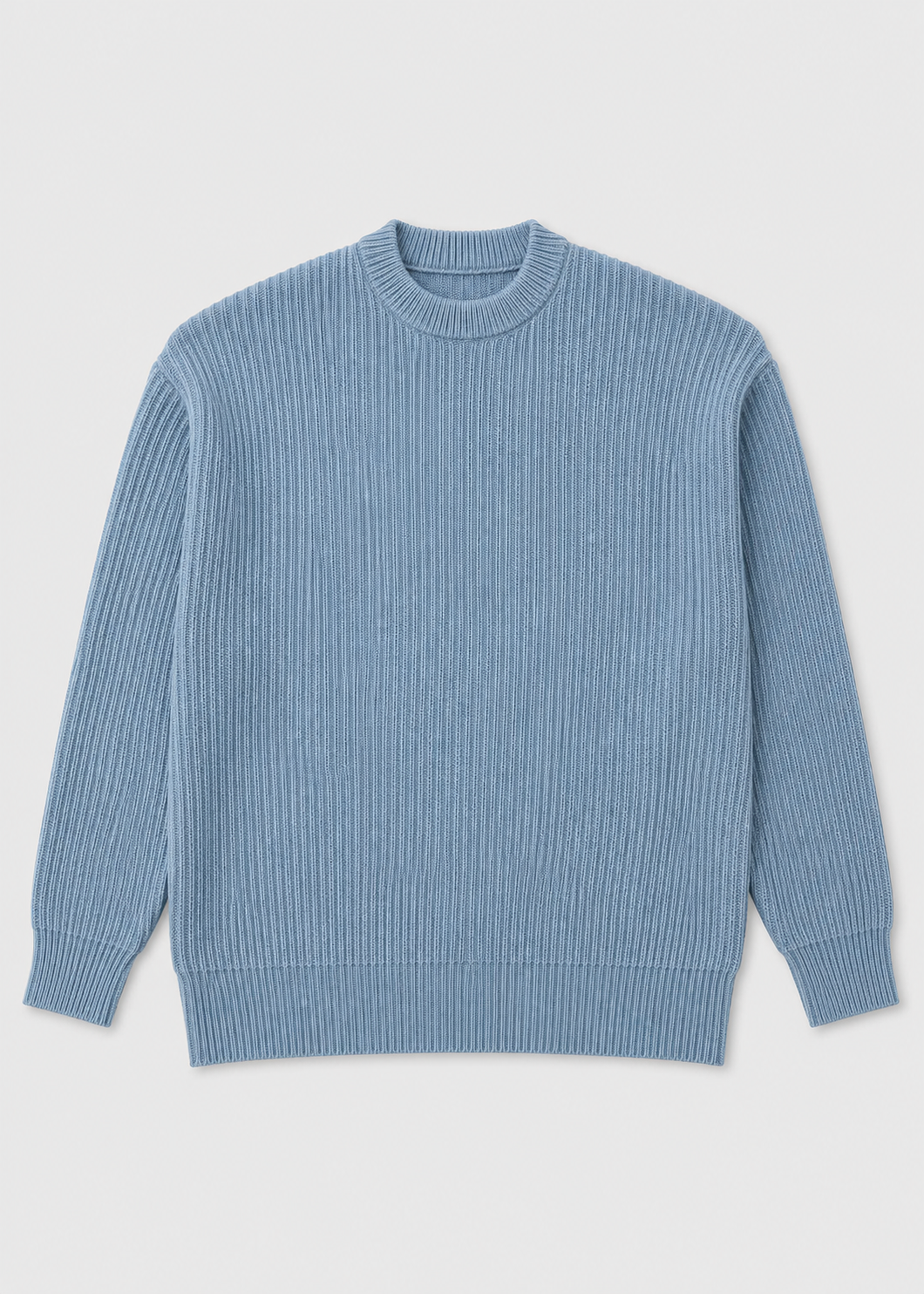 Men’s Oversized Knitted Sweater | Ribbed Knit Jumper | Soft Knit Fabric | Relaxed Fit | Steven & Levon