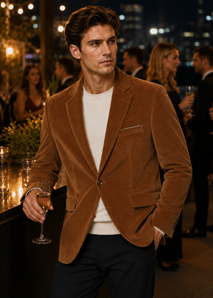 Men's Casual Blazer | Men | Slim Fit | Smart Casual Jacket | Steven & Levon