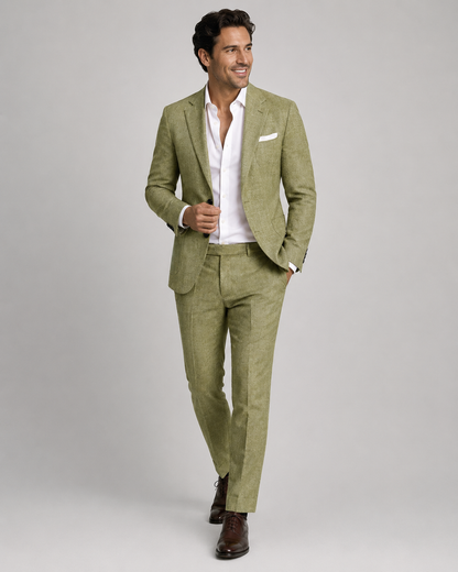Men's Nylon Wedding Suit | Tailored Two Piece Set | Lightweight Formal Occasion Wear | Steven & Levon