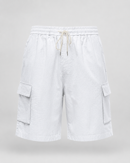 Men's Linen Cargo Shorts | Linen Blend | Drawstring Waist Utility Summer Shorts | Steven & Levon