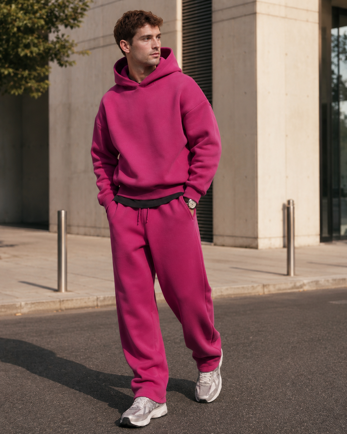 Men’s Hoodie & Jogging Set | Men | Soft Cotton Blend | Casual Fit & Drawstring Waist | Steven & Levon