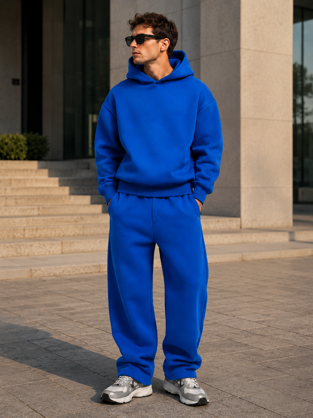 Men’s Hoodie & Jogging Set | Men | Soft Cotton Blend | Casual Fit & Drawstring Waist | Steven & Levon