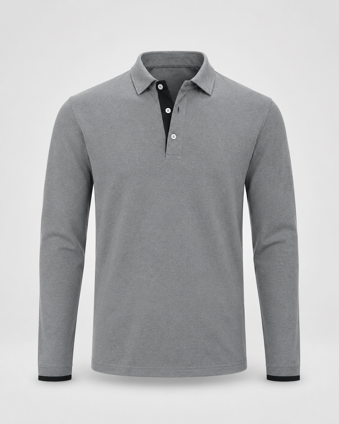 Men's Long Sleeve Polo Shirt | Men | Smart Casual Collar Top | Regular Fit | Steven & Levon