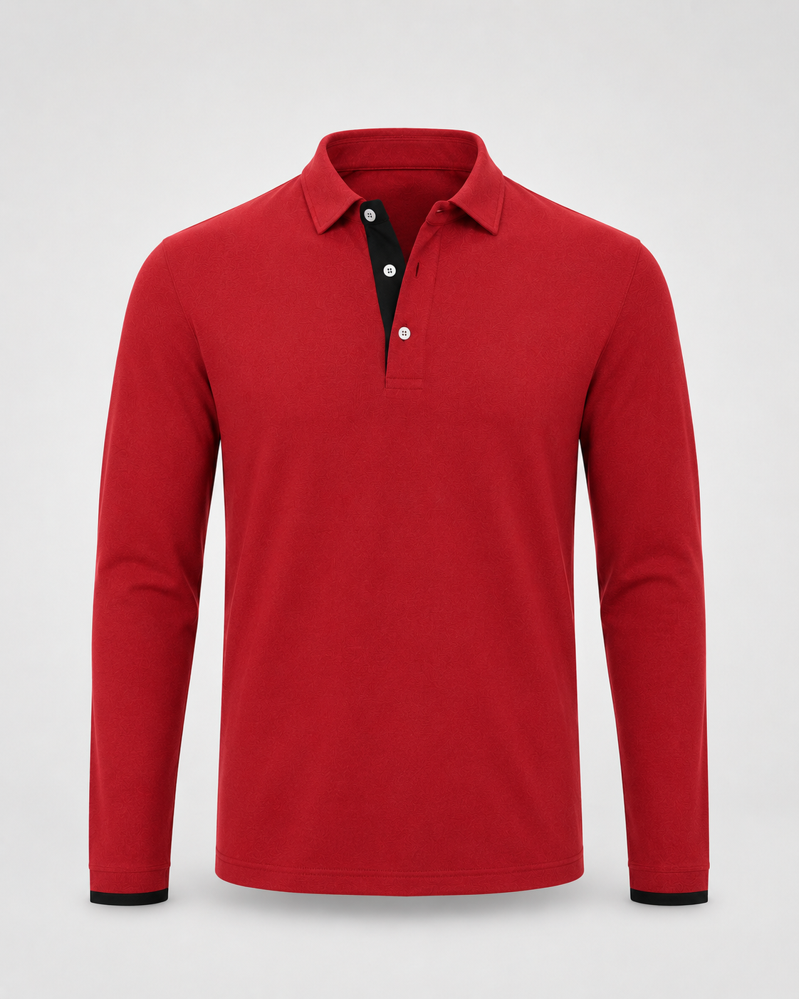 Men's Long Sleeve Polo Shirt | Men | Smart Casual Collar Top | Regular Fit | Steven & Levon