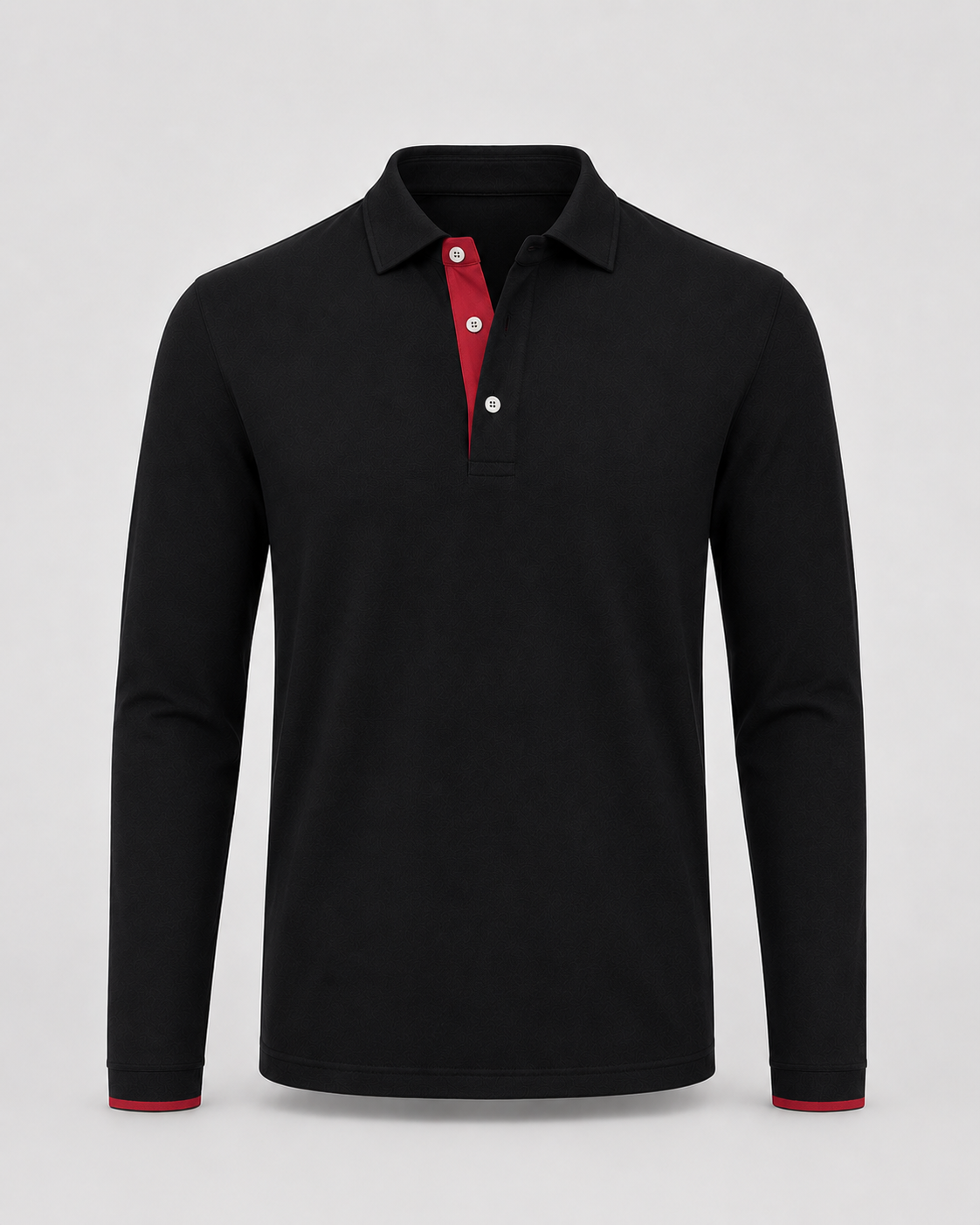 Men's Long Sleeve Polo Shirt | Men | Smart Casual Collar Top | Regular Fit | Steven & Levon