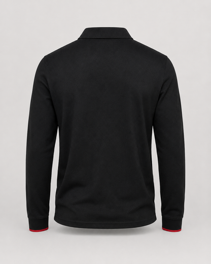 Men's Long Sleeve Polo Shirt | Men | Smart Casual Collar Top | Regular Fit | Steven & Levon