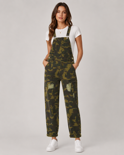 UrbanChic Denim Jumpsuit | Cotton Blend | Casual One-Piece | Everyday Wear | Steven & Levon