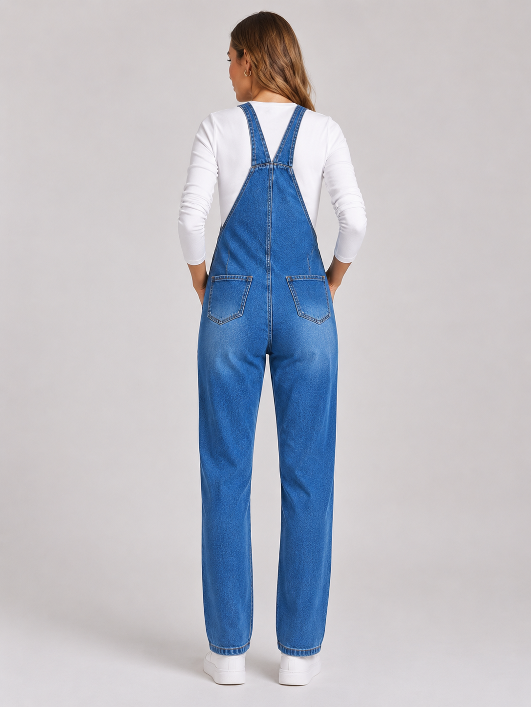 UrbanChic Denim Jumpsuit | Cotton Blend | Casual One-Piece | Everyday Wear | Steven & Levon