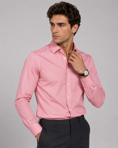 Linen Long Sleeve Shirt | Men | Tailored Fit | Breathable Casual Smart Shirt | Steven & Levon