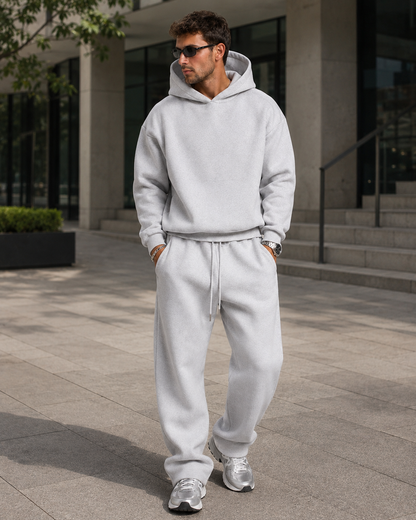 Men’s Hoodie & Jogging Set | Men | Soft Cotton Blend | Casual Fit & Drawstring Waist | Steven & Levon