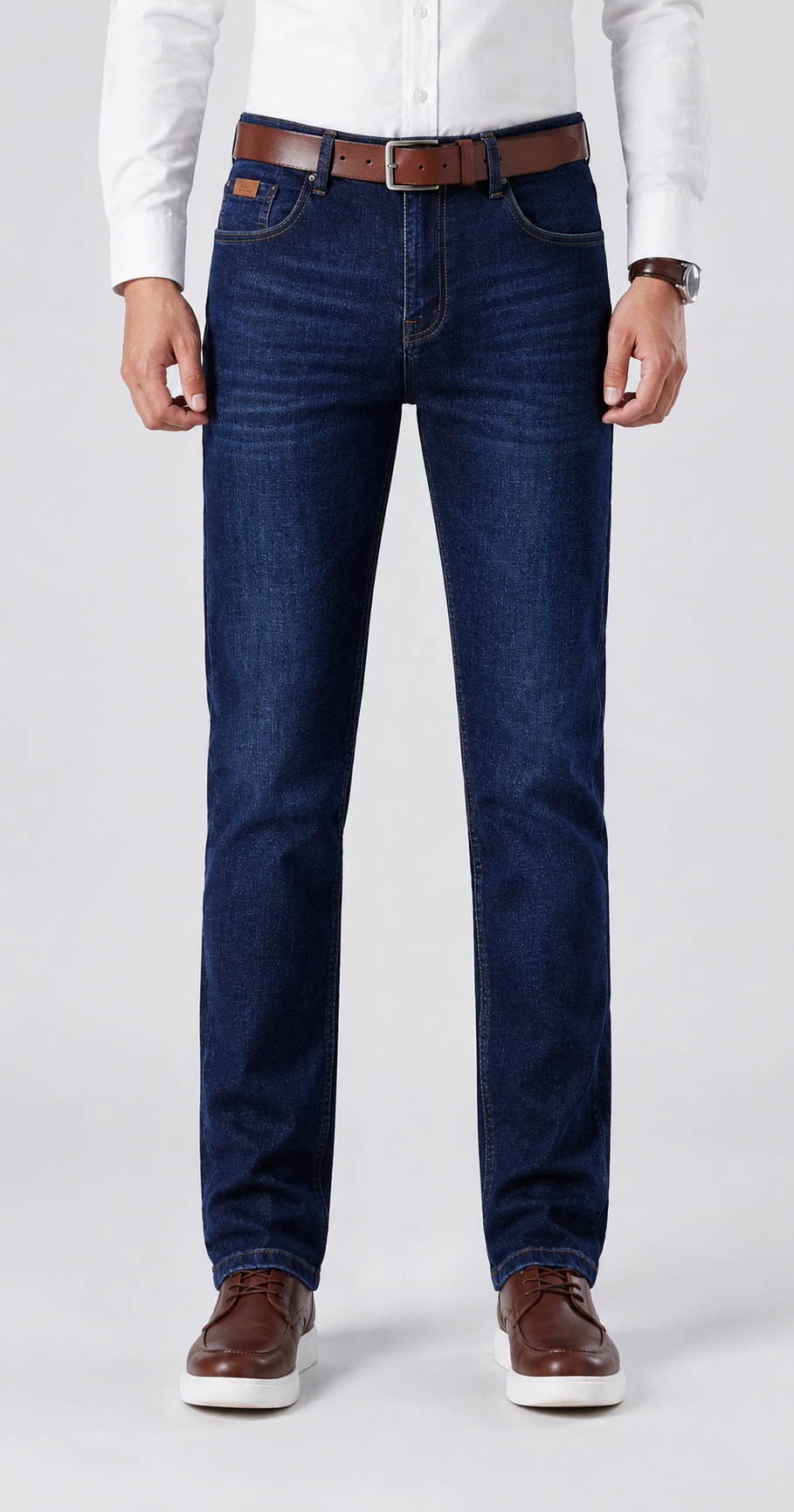 Dunmoor - Straight Leg Stretch Jeans For Men  Smart Casual Dressing