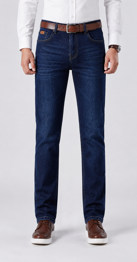 Dunmoor - Straight Leg Stretch Jeans For Men  Smart Casual Dressing