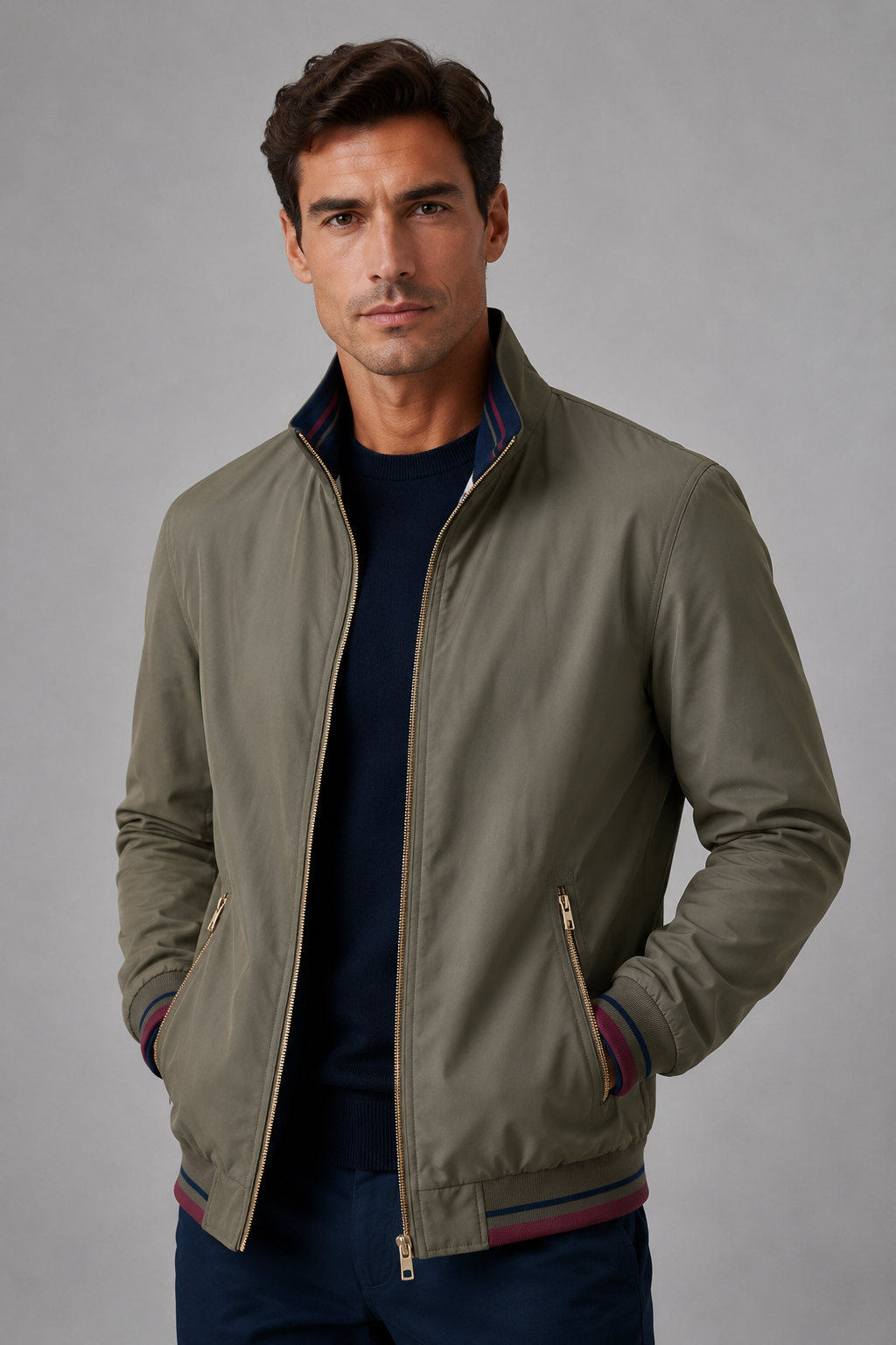 Men's Reversible Jacket | Wind Resistant | Men | Lightweight Breathable Fabric | Outdoor Casual Wear | Steven & Levon
