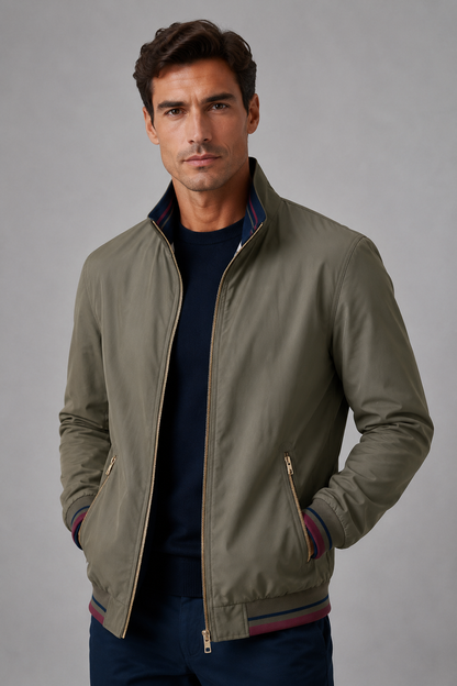 Men's Reversible Jacket | Wind Resistant | Men | Lightweight Breathable Fabric | Outdoor Casual Wear | Steven & Levon