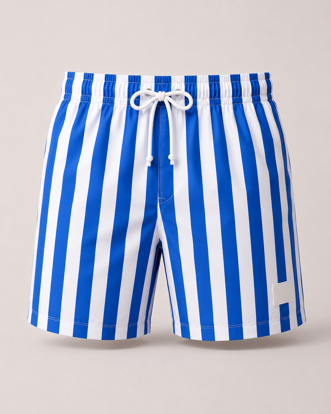 Men’s Striped Swim Shorts | Lightweight Drawstring Beach Shorts | Quick Dry Summer Swimwear | Steven & Levon