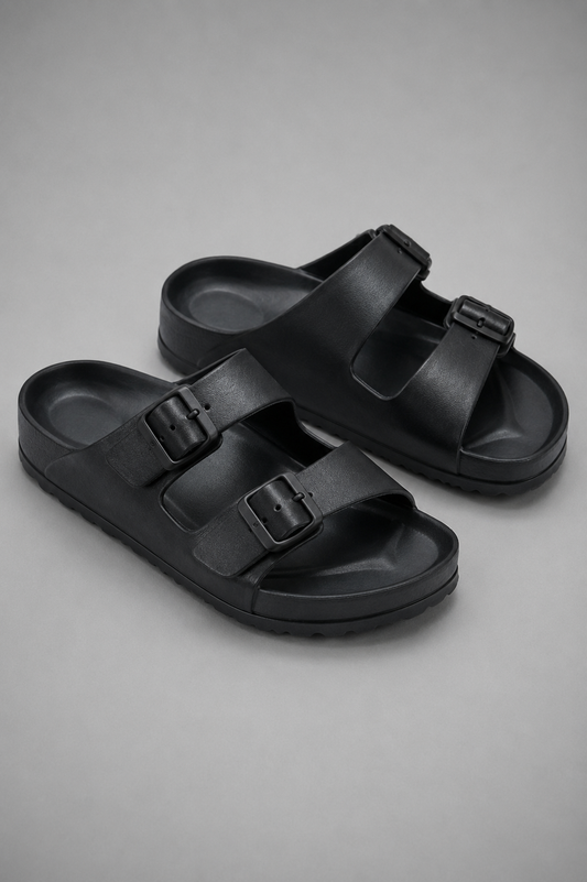 Men’s Arch Support Sandals | Comfort Slip-On Slides | Cushioned Summer Footwear | Steven & Levon