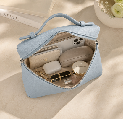 Claspette - Mini Box-Shaped Crossbody Handbag  Daily Errands Carry