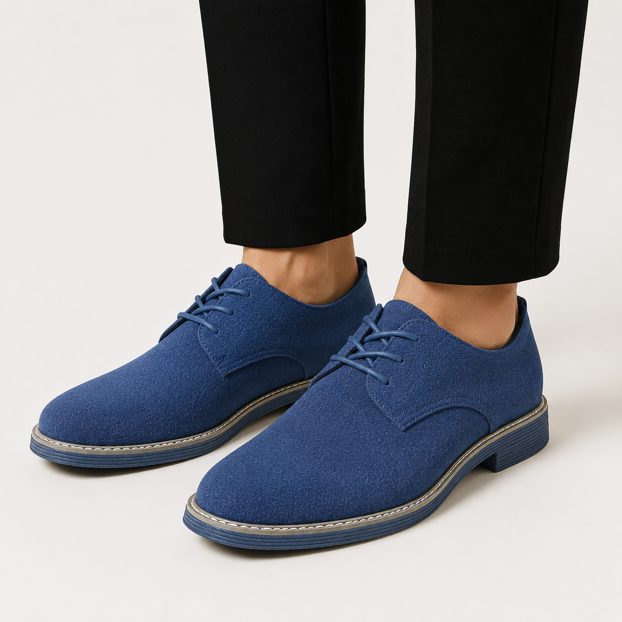 Casual Suede Oxford Shoes | Men | Soft Suede | Smart Casual | Steven & Levon