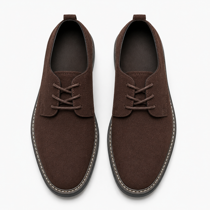 Casual Suede Oxford Shoes | Men | Soft Suede | Smart Casual | Steven & Levon