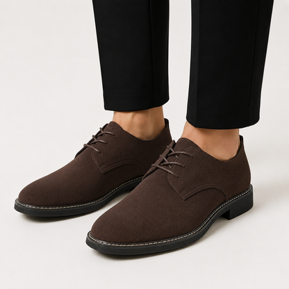 Casual Suede Oxford Shoes | Men | Soft Suede | Smart Casual | Steven & Levon