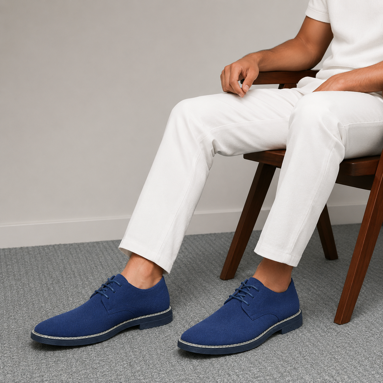 Casual Suede Oxford Shoes | Men | Soft Suede | Smart Casual | Steven & Levon