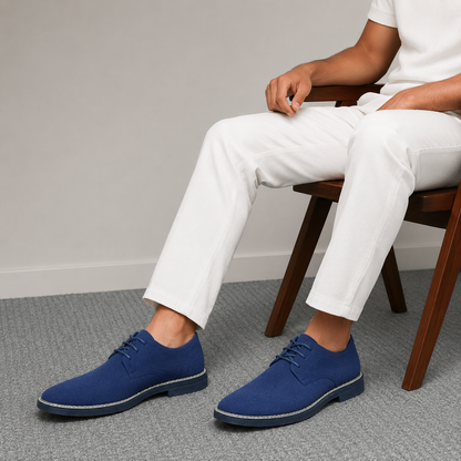 Casual Suede Oxford Shoes | Men | Soft Suede | Smart Casual | Steven & Levon